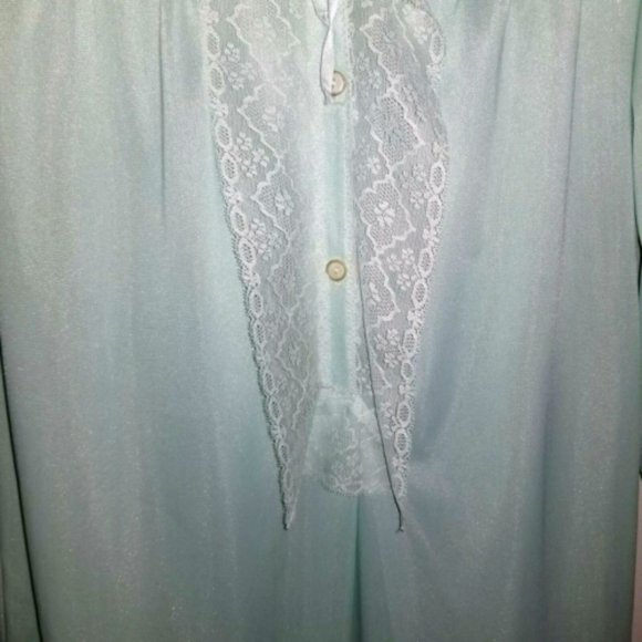 Gilbreath Vintage M Lace Womens Nightgown - Picture 11 of 12